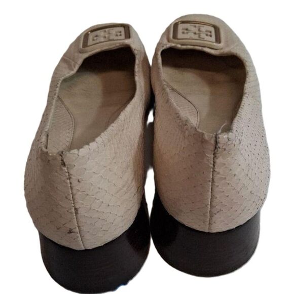 Size 8 1/2-M Tory Burch "GEORGIA" Gingerbread Block Heel Pump shoes - Picture 5 of 7